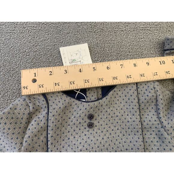 Martina‎ Charlotte Girls 4Y Gray And Navy Drop Waist Dress - Picture 6 of 16